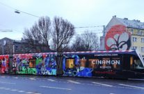 Cinamon – tramm üleni reklaamkujunduses