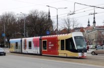 LHV – trammireklaam, tramm üleni reklaamkujunduses