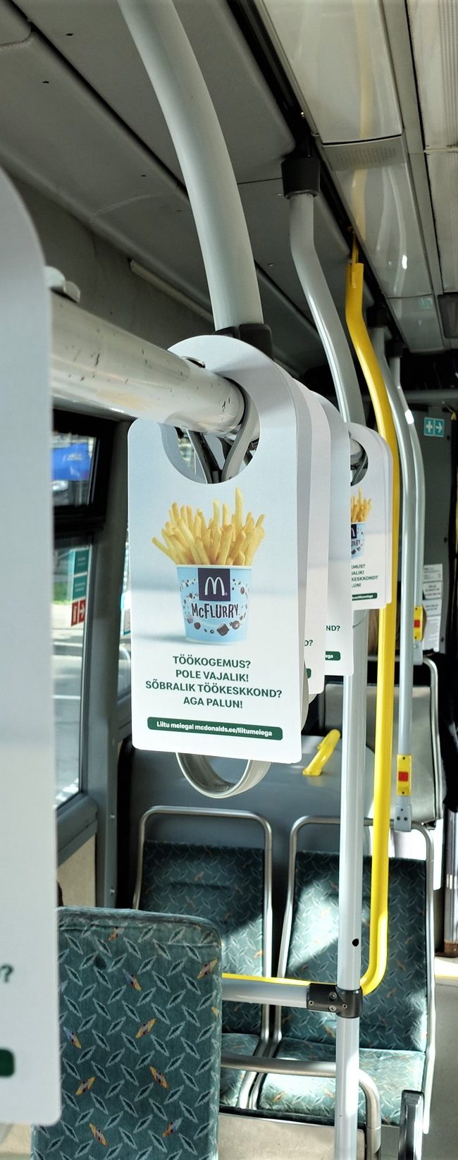 McDonalds – reklaam ühistranspordis